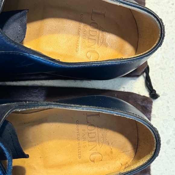 LondinG Paris HERACLEE 471 SMOOTH LEATHER AND SUEDE UK size 6 - Picture 3 of 12